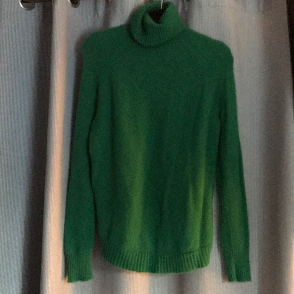 Green J Crew Turtle Neck